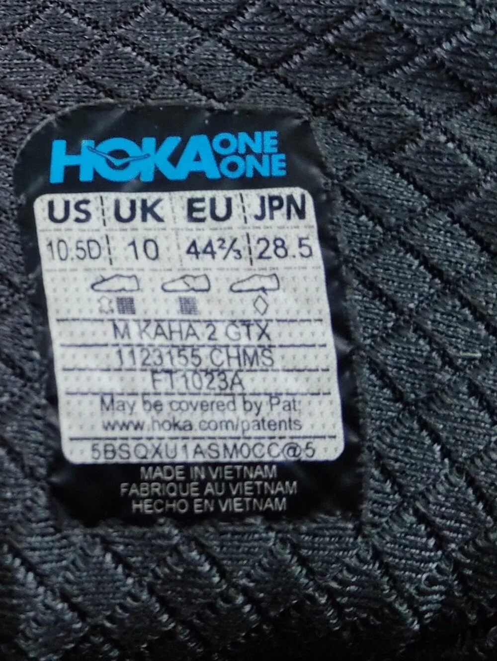 Hoka One One Kaha 2 Men's Gore-tex Waterproof Nubuc Leather Hiking Boots. 10.5 D